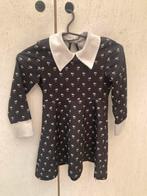 Wednesday jurk, zwart met wit, maat 128, Ophalen of Verzenden, Zo goed als nieuw, Meisje, Jurk of Rok