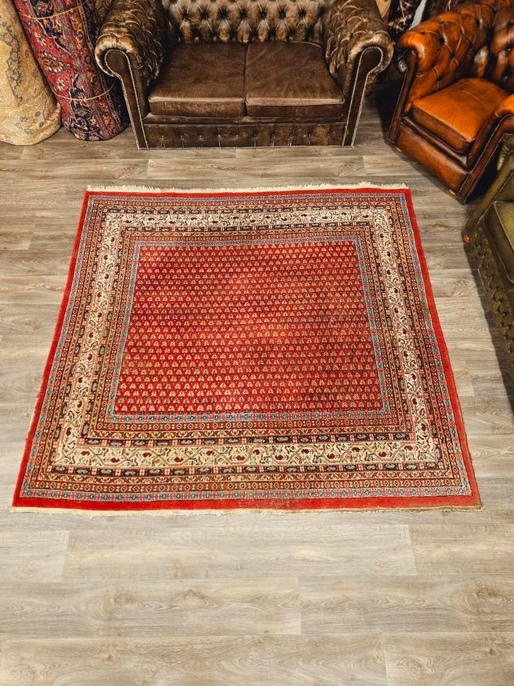 Perzisch Handgeknoopt Sarough Mir Tapijt. Prachtige Kleuren!, Huis en Inrichting, Stoffering | Tapijten en Kleden, Zo goed als nieuw