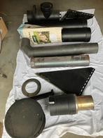 Kachelpijp dikwandig zwart, Huis en Inrichting, Kachels, Ophalen, Zo goed als nieuw, Hout, Houtkachel