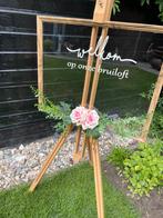 welkomstbord schildersezel huren huwelijk bruiloft ceremonie, Ophalen, Zo goed als nieuw, Geboorte of Huwelijk