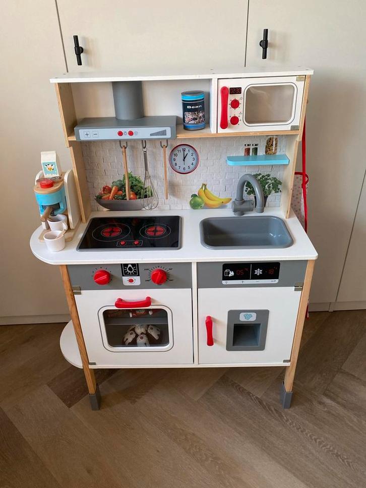 Houten Kinderspeelkeuken Lidl met accessoires, Kinderen en Baby's, Speelgoed | Speelkeukens, Gebruikt, Speelkeuken, Hout, Ophalen