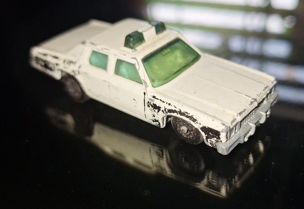 Matchbox no10 plymouth gran fury 1979, Ophalen of Verzenden, Gebruikt, Auto