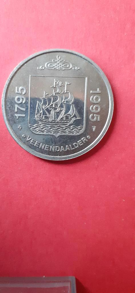 Penning "DE VEENENDAALDER". 1795-1995, Postzegels en Munten, Penningen en Medailles, Overige materialen, Nederland, Verzenden