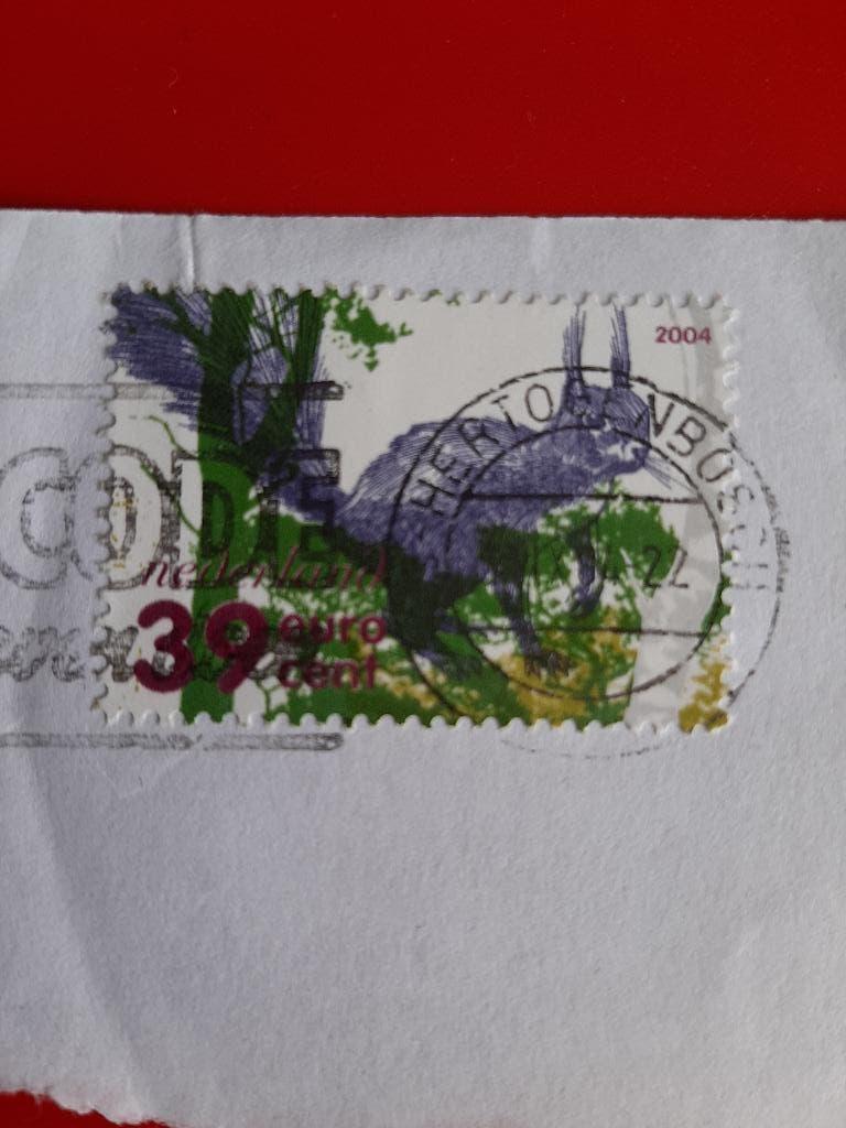 2004 Natuur eekhoorn, Verzenden, Gestempeld