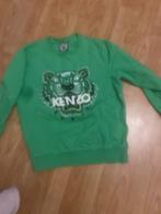 Kenzo trui groen maat L met tijgerprint, Kleding | Heren, Truien en Vesten, Ophalen of Verzenden, Gedragen, Maat 52/54 (L), Groen