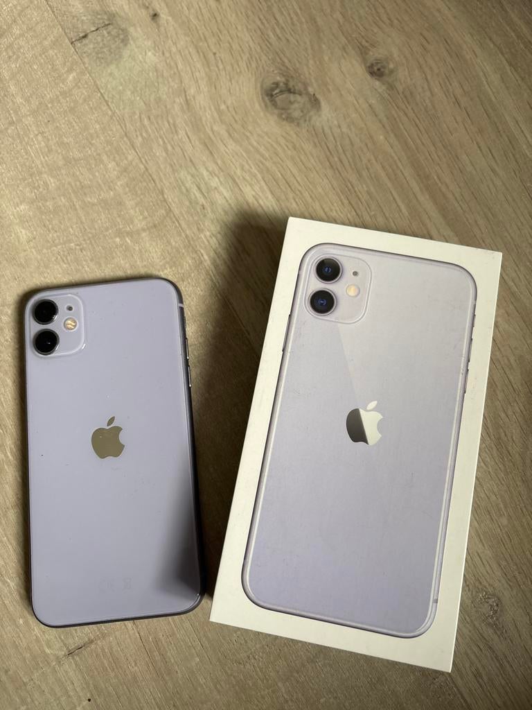 iPhone 11 Paars 128 GB, Telecommunicatie, Mobiele telefoons | Apple iPhone, Paars, Zonder simlock, Zonder abonnement, 128 GB