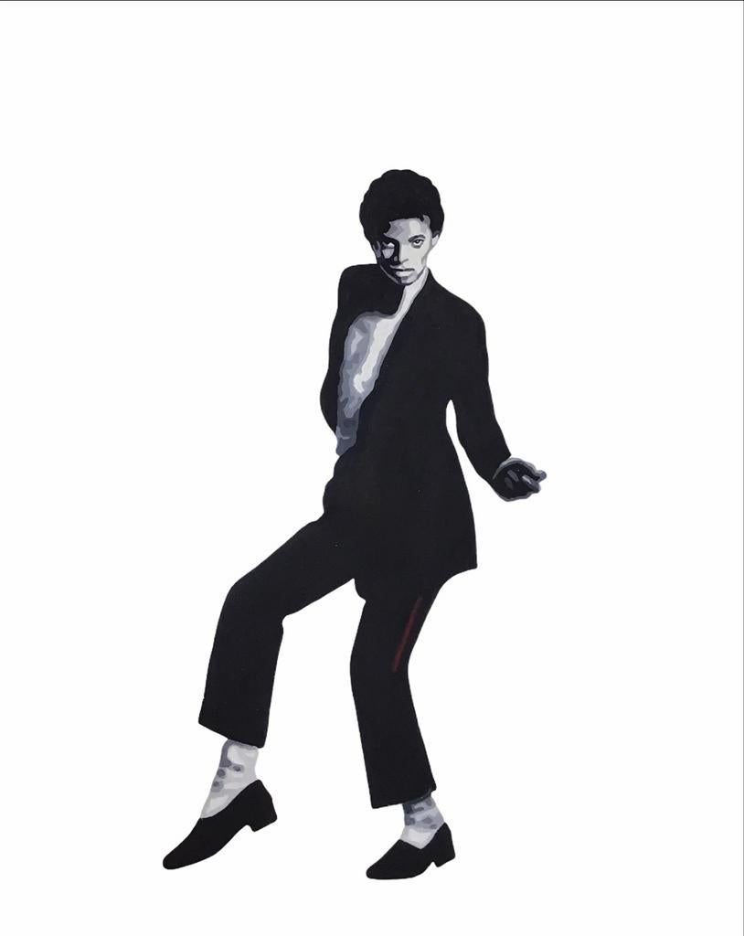 Michael Jackson 'Billie Jean Dans Schilderij 101 x 72 cm, Ophalen of Verzenden