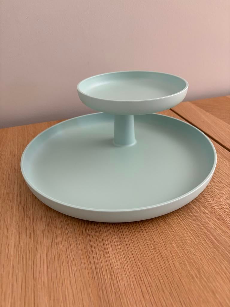 Vitra Rotary Tray - IJsgrijs, Huis en Inrichting, Kunststof, Schaal, Rond, Ophalen of Verzenden