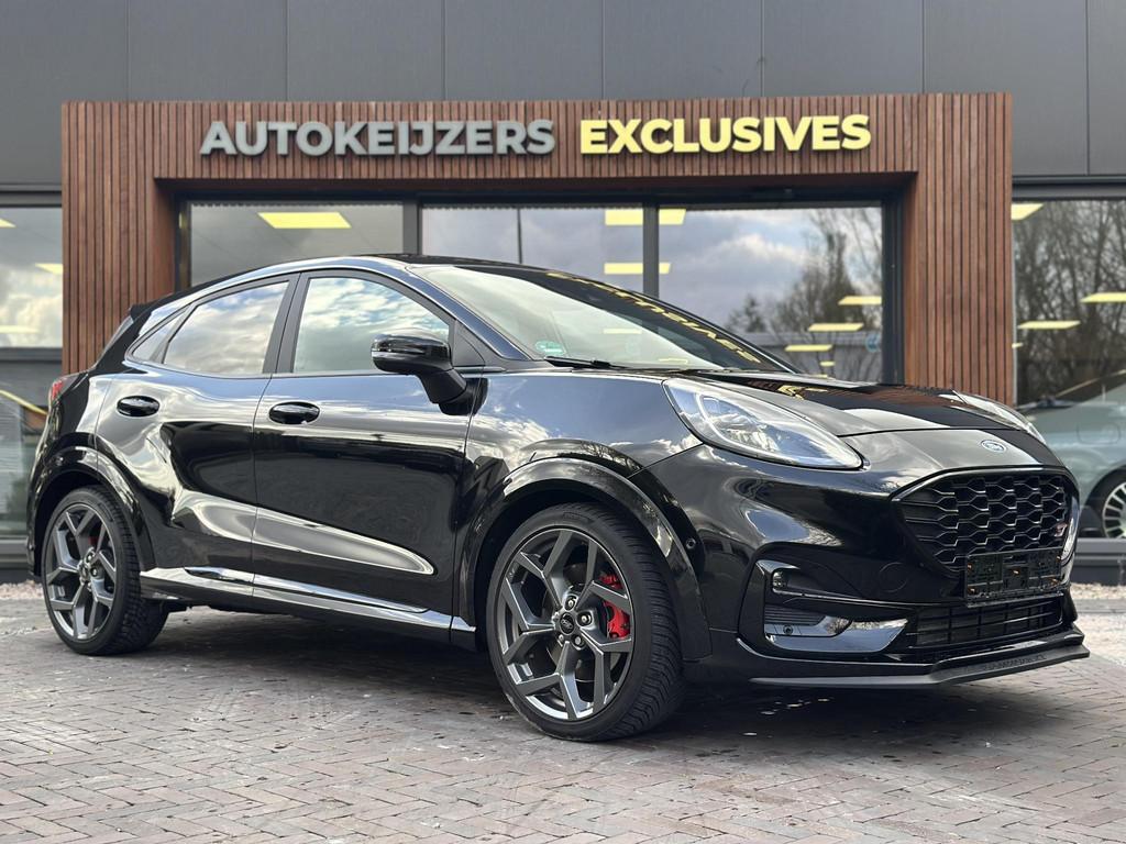 Ford Puma 1.5 EcoBoost ST-X Schaalstoelen B&O Stuurverw. LED, Voorwielaandrijving, Leder en Stof, Zwart, Bedrijf