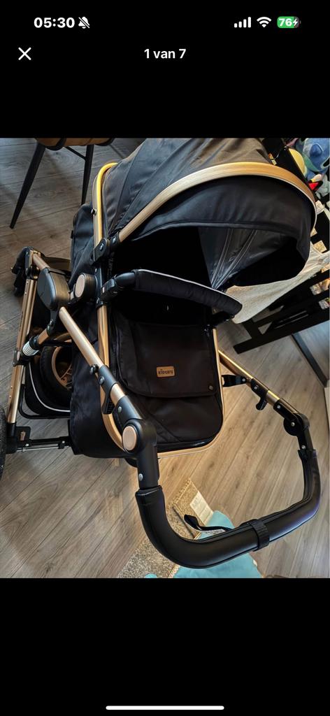 3in 1 kinderwagen Kiduku, Ophalen, Zo goed als nieuw, Overige merken, Regenhoes