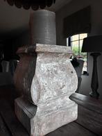 Oude unieke  houten Poer  - XL formaat, Ophalen, Gebruikt, Hout, 25 tot 50 cm