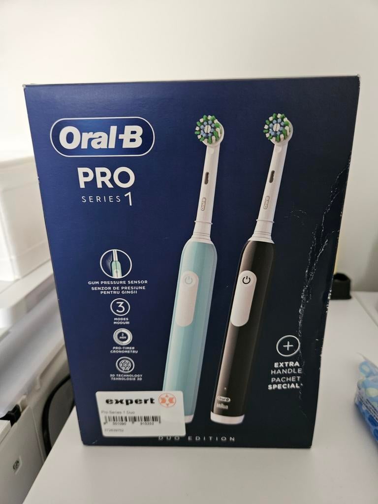 Oral-B PRO Series 1 Duo Elektrische Tandenborstels, Ophalen, Nieuw, Tandenborstel