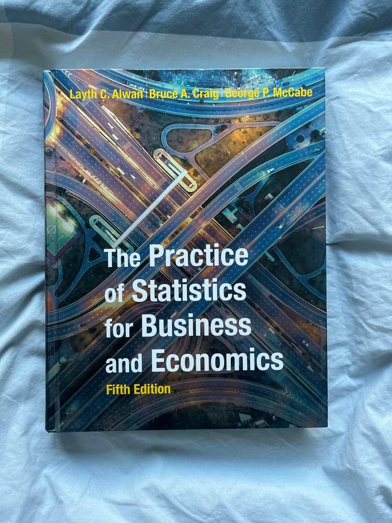 The Practice of Statistics for Business and Economics, Ophalen of Verzenden, Gamma, Zo goed als nieuw, HBO