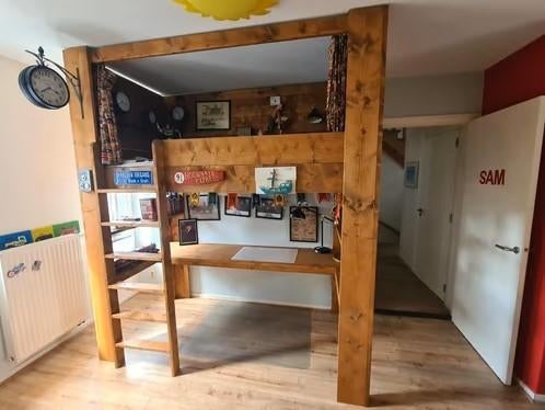 Hoogslaper, Kinderen en Baby's, Kinderkamer | Stapelbedden en Hoogslapers, Zo goed als nieuw, Hoogslaper, Ophalen