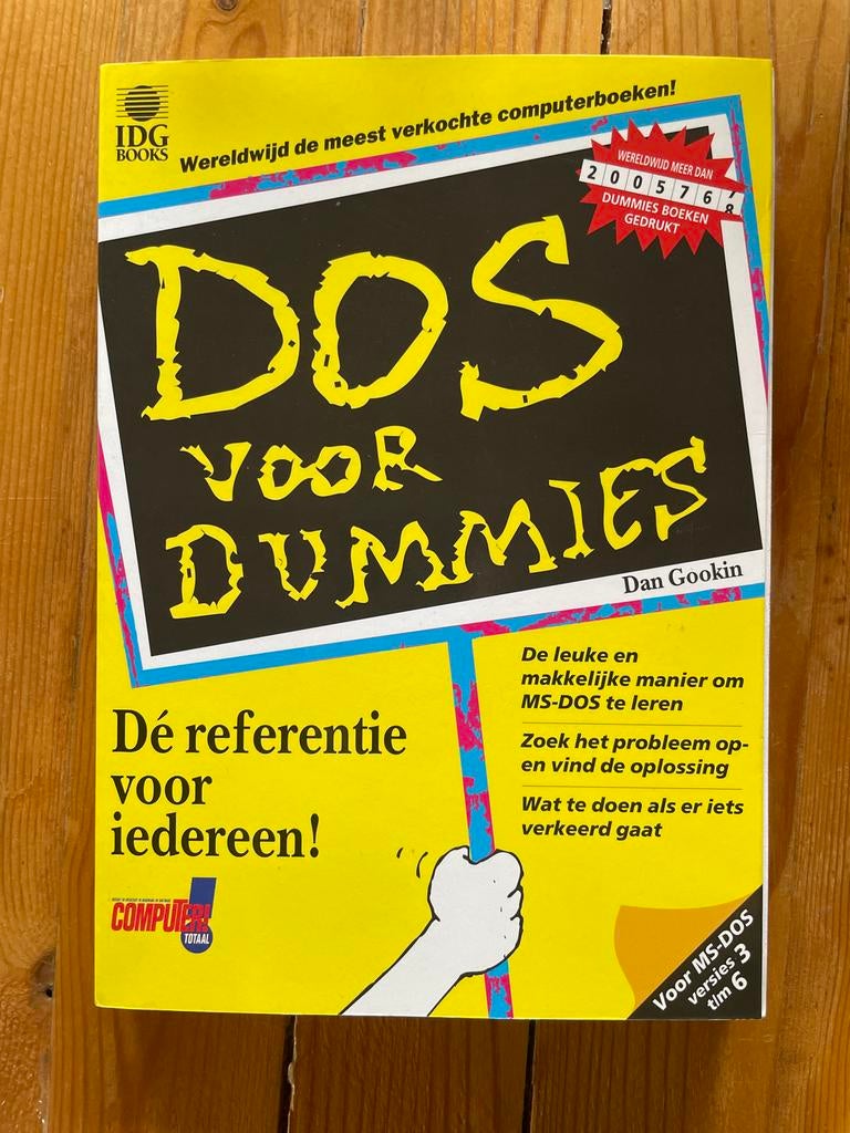 DOS voor Dummies - Leer MS-DOS op een leuke manier, Boeken, Ophalen of Verzenden, Zo goed als nieuw, Besturingssystemen