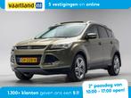 Ford Kuga 2.0 TDCI Titan.+ 4WD [ Leer Panoramadak Trekhaak ], Auto's, Automaat, Gebruikt, 4 cilinders, Bruin