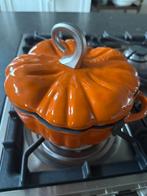 Gietijzeren pompoen pan nieuw, Huis en Inrichting, Keuken | Potten en Pannen, Ophalen, Zo goed als nieuw, Gietijzer, Koekenpan of Braadpan