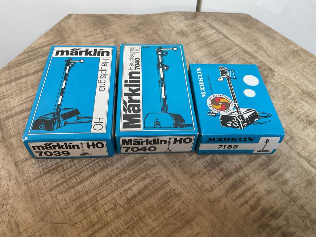 Märklin HO Seinen 7039, 7040 en 7188 - Zo goed als nieuw, Hobby en Vrije tijd, Modeltreinen | H0, Wisselstroom, Overige typen