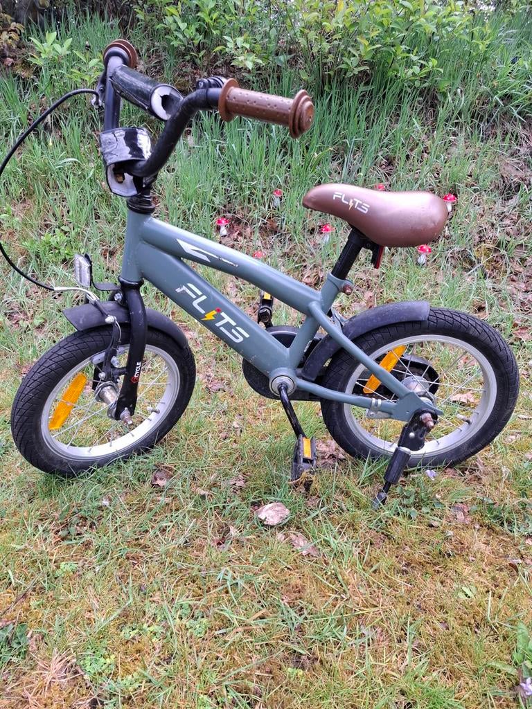 Fiets 14 inch, Fietsen en Brommers, Ophalen, Gebruikt, Staal, Minder dan 16 inch