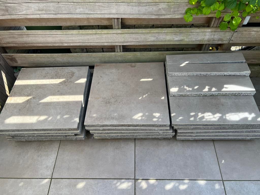 MBI GeoCeramica Light Sand tegels (15x), Ophalen, Zo goed als nieuw, Overige materialen