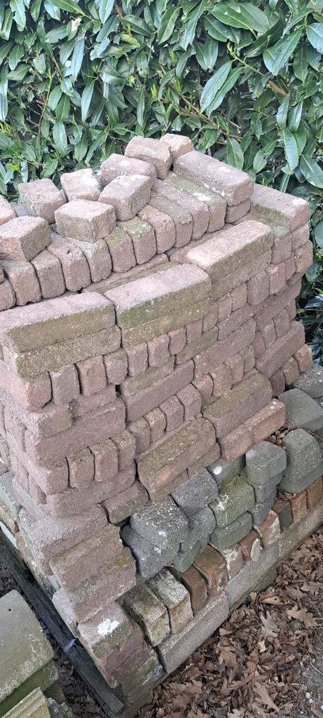 Gratis klinkers, Tuin en Terras, Tegels en Klinkers, Ophalen, Gebruikt, Beton, Klinkers