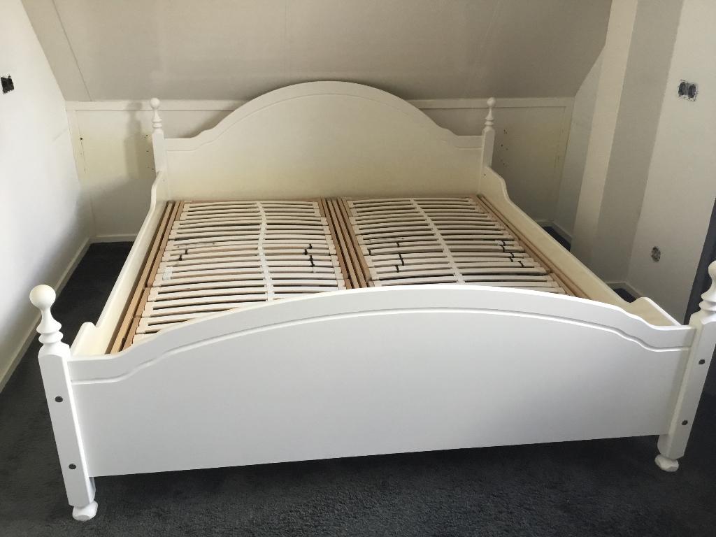 Ledikant en elektrische lattenbodems, Ophalen, Gebruikt, 90 cm, Eenpersoons