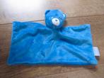 Nestlé blauw zacht pluche knuffeldoek beer Basje beertje, Ophalen of Verzenden, Nieuw, Beer