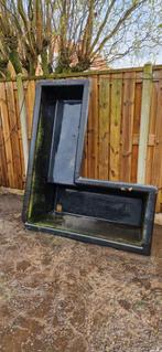 vijverbak in L-vorm, Ophalen, Gebruikt