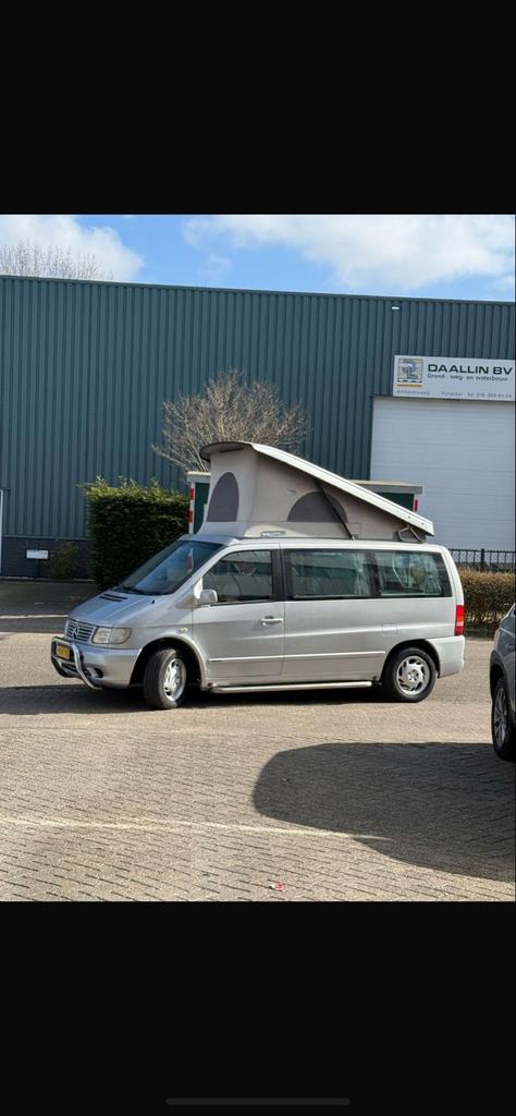 Mercedes-Benz V-220 CDI mpv met hefdak - Compacte, Caravans en Kamperen, Campers, Automaat, Mercedes-Benz, Diesel, Luifel