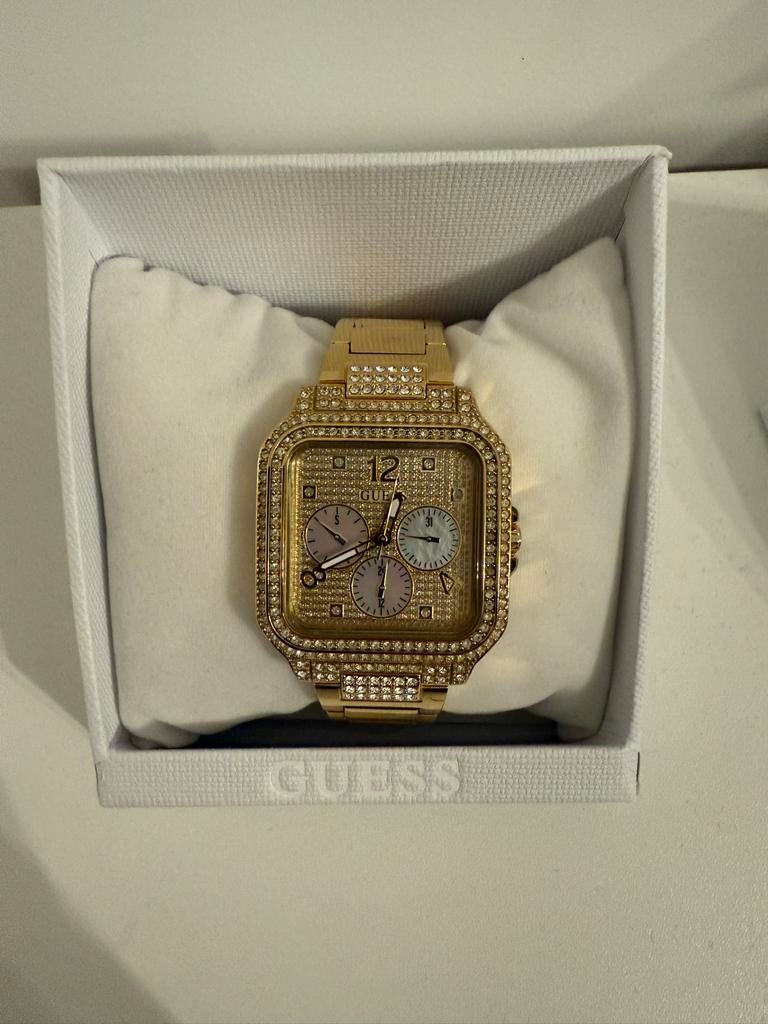 Guess horloge goud, Sieraden, Tassen en Uiterlijk, Guess, Polshorloge, Ophalen of Verzenden, Zo goed als nieuw