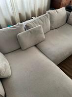 Hoekbank beige, goede staat, Ophalen, Zo goed als nieuw, Stof, Modern