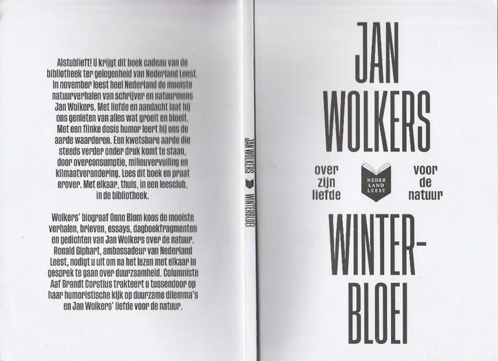 Jan Wolkers - Winterbloei"", Boeken, Literatuur, Zo goed als nieuw, Ophalen of Verzenden