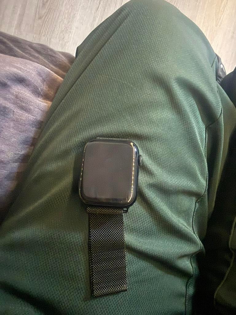 Apple watch se 44mm, Ophalen, Zo goed als nieuw, Zwart, IOS