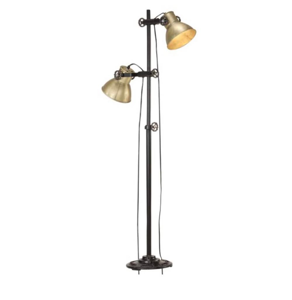 Industrial standing lamp, Ophalen of Verzenden, Zo goed als nieuw, Minder dan 100 cm, Metaal