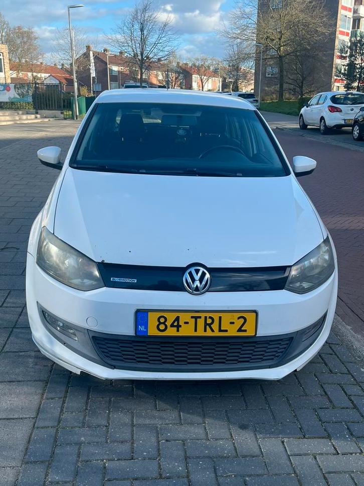 Volkswagen Polo 1.2 2010 Wit 75PK Bluemotion, Auto's, Volkswagen, Particulier, Polo, Adaptive Cruise Control, Airbags, Airconditioning