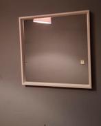 Ikea Nissedal Spiegel - Wit - 65x65 cm, Huis en Inrichting, Woonaccessoires | Spiegels, Vierkant, Ophalen of Verzenden, Zo goed als nieuw