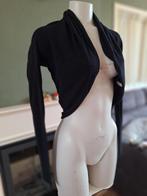 Northland zwart bolero cardigan vest M 38, Maat 38/40 (M), Verzenden, Zwart, Zo goed als nieuw