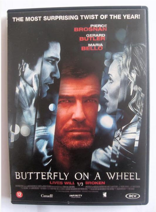 Butterfly on a Wheel (originele dvd) Pierce Brosnan, Vanaf 12 jaar, Ophalen of Verzenden, Zo goed als nieuw, Actiethriller