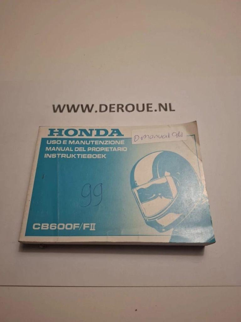94 0WNERS MANUAL HONDA CB600F/FII  1999 USED, Ophalen of Verzenden, Honda