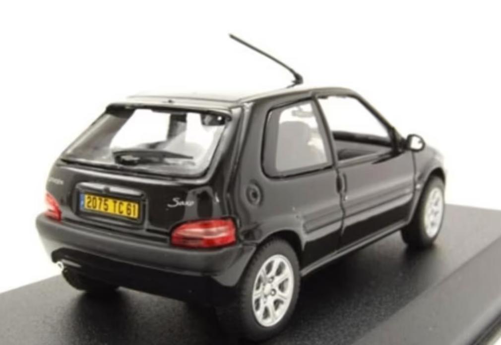 Citroen Saxo VTS 2000 Onyx zwart schaal 1:43 NOREV R. 155149, Verzenden, Nieuw, Auto, Norev