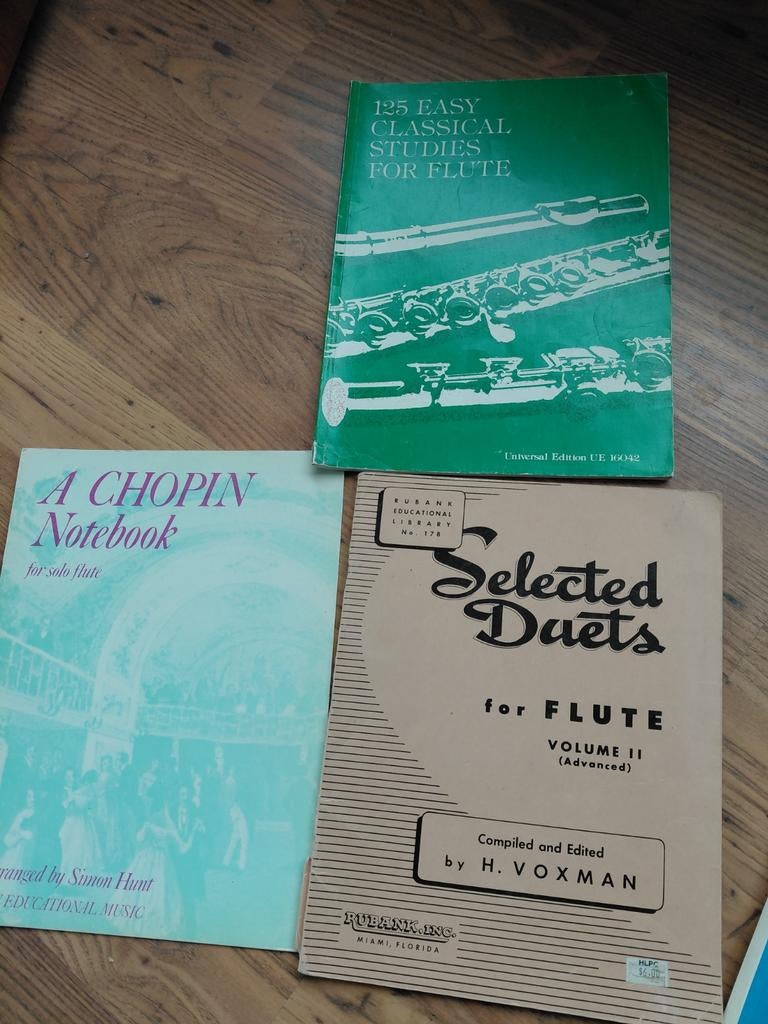 Bladmuziek voor fluit en piano (ook los te koop), Muziek en Instrumenten, Ophalen of Verzenden