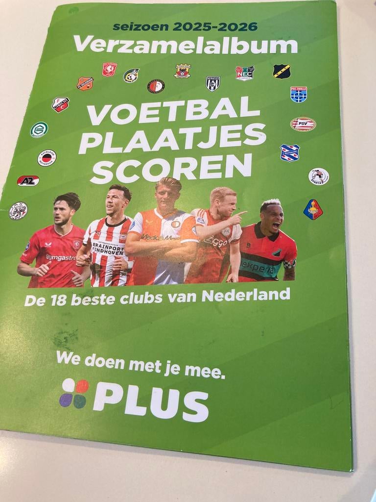Voetbalplaatjes plus, Ophalen, Zo goed als nieuw