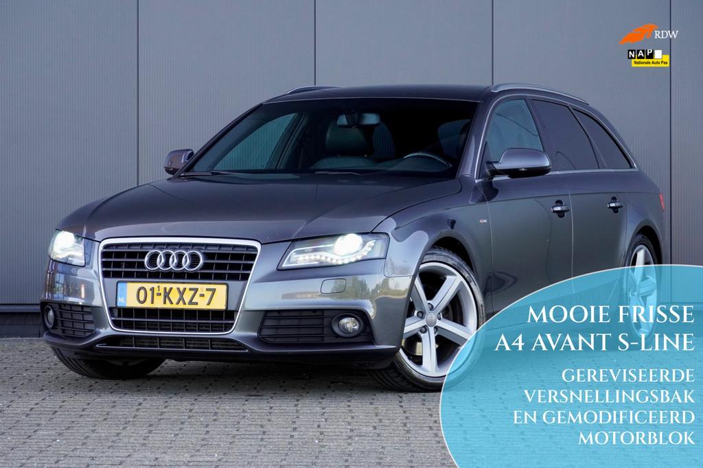 Audi A4 Avant 1.8 TFSI 120 pk S EDITION / 2 x S LINE / TREKH, Auto's, Audi, Voorwielaandrijving, Euro 5, Gebruikt, Zwart