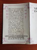 VERKADE'S BONBONS FOLDER., Verzamelen, Ophalen of Verzenden, Overige typen