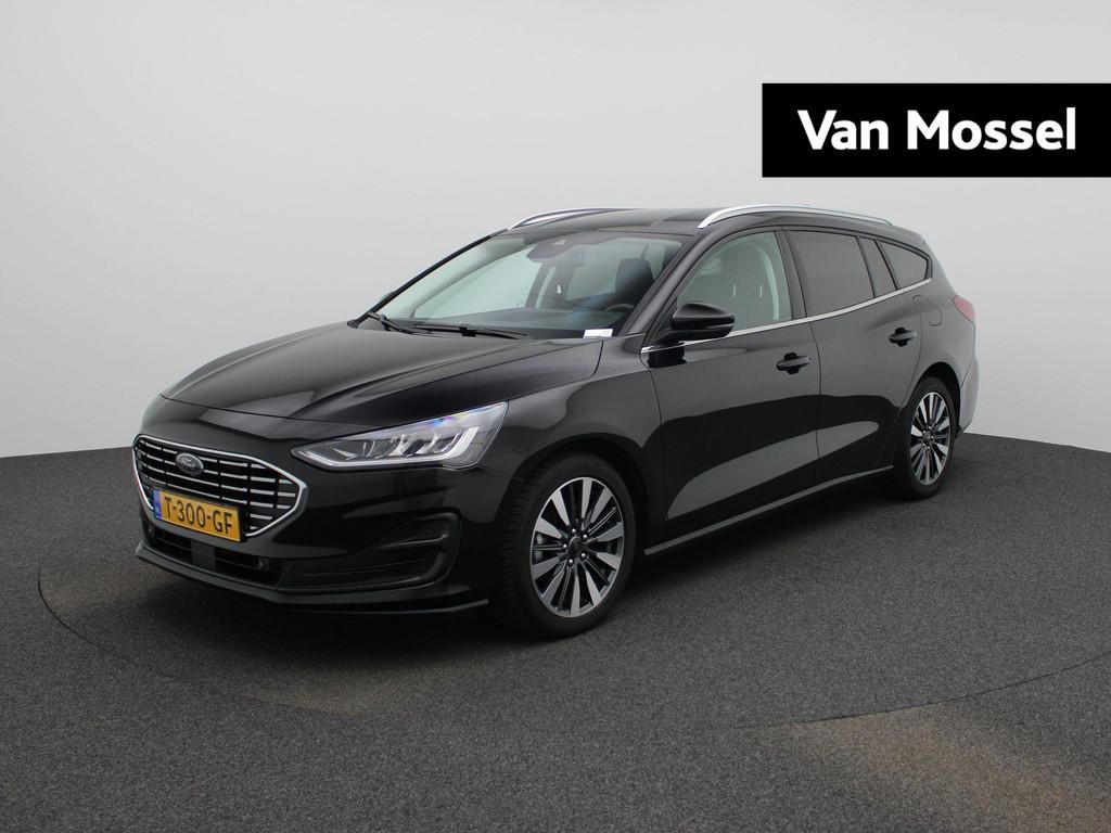 Ford Focus Wagon 1.0 EcoBoost Hybrid Titanium X | Automaat |, Auto's, Gebruikt, Euro 6, Zwart, Origineel Nederlands