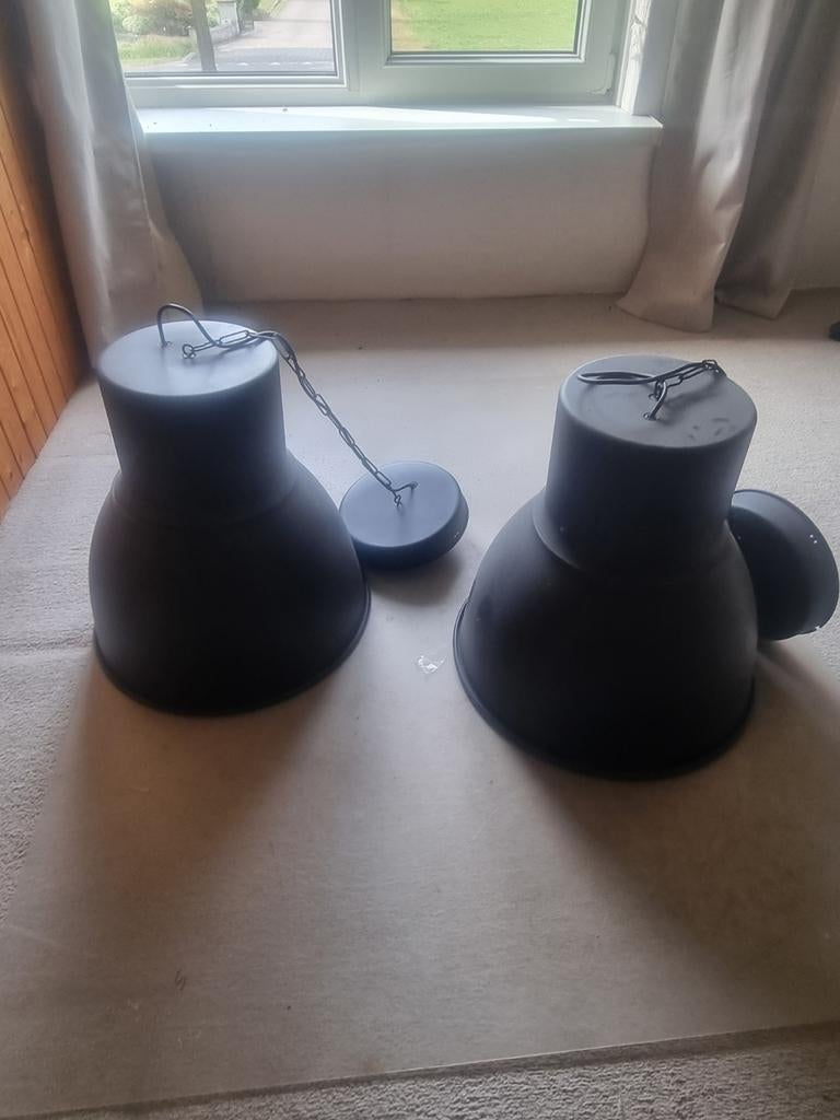 2x hanglamp, Ophalen of Verzenden, Rond
