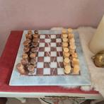 Vintage schaakspel Onyx en Marmer, Ophalen of Verzenden