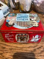 Vintage Van Nelle Koffie en Thee Blik - De Rijzende Hoop, Ophalen of Verzenden, Gebruikt, Koffie, Van Nelle