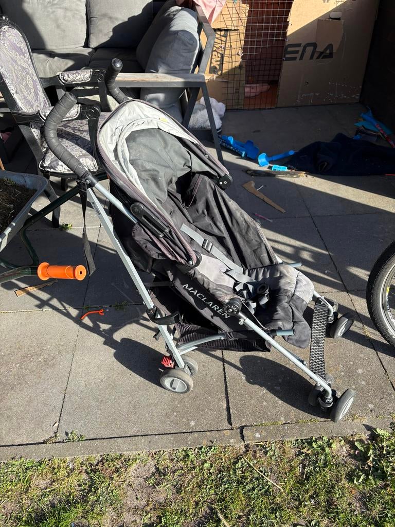 Maclaren buggy, Ophalen of Verzenden, Gebruikt, Maclaren, Verstelbare rugleuning