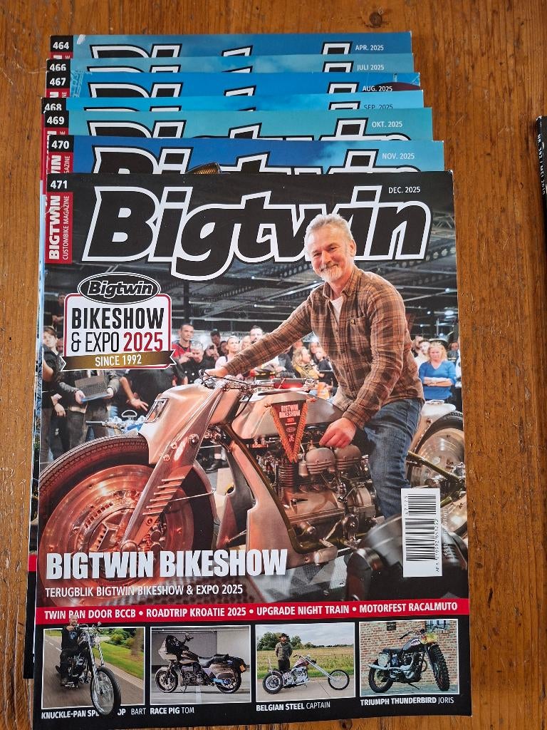 Bigtwin 2019 tot 2025 niet compleet, Ophalen of Verzenden, Gelezen